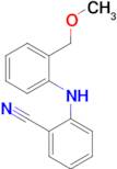 2-{[2-(methoxymethyl)phenyl]amino}benzonitrile