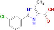 2-(3-chlorophenyl)-4-methyl-1H-imidazole-5-carboxylic acid