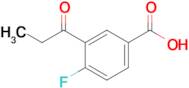 4-Fluoro-3-propanoylbenzoic acid