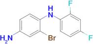 2-Bromo-1-n-(2,4-difluorophenyl)benzene-1,4-diamine