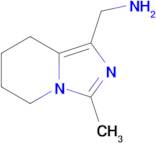 1-{3-methyl-5h,6h,7h,8h-imidazo[1,5-a]pyridin-1-yl}methanamine