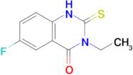 3-ethyl-6-fluoro-2-sulfanylidene-1,2,3,4-tetrahydroquinazolin-4-one