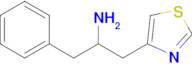 1-Phenyl-3-(1,3-thiazol-4-yl)propan-2-amine