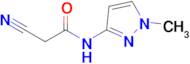 2-Cyano-n-(1-methyl-1h-pyrazol-3-yl)acetamide