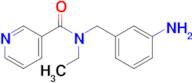 n-[(3-aminophenyl)methyl]-n-ethylpyridine-3-carboxamide