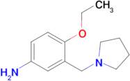 4-Ethoxy-3-(pyrrolidin-1-ylmethyl)aniline