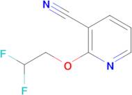 2-(2,2-Difluoroethoxy)pyridine-3-carbonitrile