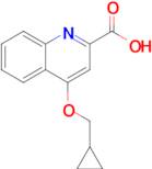 4-(Cyclopropylmethoxy)quinoline-2-carboxylic acid