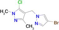 4-[(4-bromo-1h-pyrazol-1-yl)methyl]-5-chloro-1,3-dimethyl-1h-pyrazole