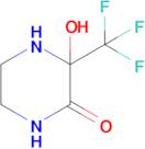 3-Hydroxy-3-(trifluoromethyl)piperazin-2-one