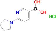 [6-(pyrrolidin-1-yl)pyridin-3-yl]boronic acid hydrochloride