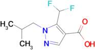 5-(Difluoromethyl)-1-(2-methylpropyl)-1h-pyrazole-4-carboxylic acid