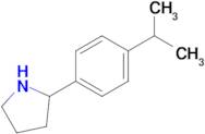 2-[4-(propan-2-yl)phenyl]pyrrolidine