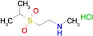 Methyl[2-(propane-2-sulfonyl)ethyl]amine hydrochloride