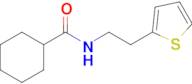 n-[2-(thiophen-2-yl)ethyl]cyclohexanecarboxamide