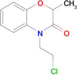 4-(2-Chloroethyl)-2-methyl-3,4-dihydro-2h-1,4-benzoxazin-3-one