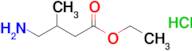 Ethyl 4-amino-3-methylbutanoate hydrochloride