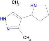 3,5-Dimethyl-4-(pyrrolidin-2-yl)-1h-pyrazole