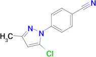 4-(5-Chloro-3-methyl-1h-pyrazol-1-yl)benzonitrile