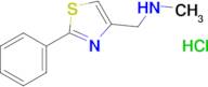 Methyl[(2-phenyl-1,3-thiazol-4-yl)methyl]amine hydrochloride