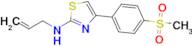 4-(4-Methanesulfonylphenyl)-n-(prop-2-en-1-yl)-1,3-thiazol-2-amine