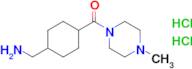 [4-(4-methylpiperazine-1-carbonyl)cyclohexyl]methanamine dihydrochloride