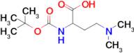 2-{[(tert-Butoxy)carbonyl]amino}-4-(dimethylamino)butanoic acid