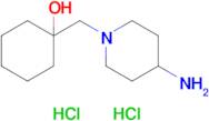 1-[(4-aminopiperidin-1-yl)methyl]cyclohexan-1-ol dihydrochloride