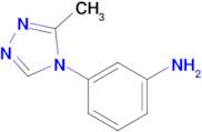 3-(3-Methyl-4h-1,2,4-triazol-4-yl)aniline