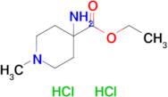 Ethyl 4-amino-1-methylpiperidine-4-carboxylate dihydrochloride