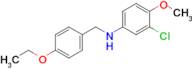 3-Chloro-n-[(4-ethoxyphenyl)methyl]-4-methoxyaniline