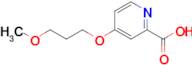 4-(3-Methoxypropoxy)pyridine-2-carboxylic acid