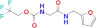 2,2,2-Trifluoroethyl n-{[(furan-2-ylmethyl)carbamoyl]methyl}carbamate