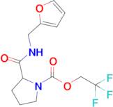 2,2,2-Trifluoroethyl 2-[(furan-2-ylmethyl)carbamoyl]pyrrolidine-1-carboxylate