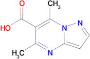 5,7-Dimethylpyrazolo[1,5-a]pyrimidine-6-carboxylic acid