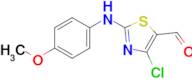 4-Chloro-2-[(4-methoxyphenyl)amino]-1,3-thiazole-5-carbaldehyde