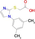 2-{[1-(3,5-dimethylphenyl)-1h-imidazol-2-yl]sulfanyl}acetic acid