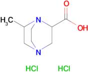 6-Methyl-1,4-diazabicyclo[2.2.2]octane-2-carboxylic acid dihydrochloride