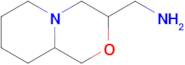 1-{octahydropyrido[2,1-c][1,4]oxazin-3-yl}methanamine