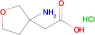 2-(3-Aminooxolan-3-yl)acetic acid hydrochloride