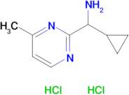 Cyclopropyl(4-methylpyrimidin-2-yl)methanamine dihydrochloride