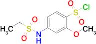 4-Ethanesulfonamido-2-methoxybenzene-1-sulfonyl chloride