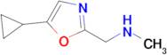 [(5-cyclopropyl-1,3-oxazol-2-yl)methyl](methyl)amine