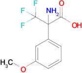 2-Amino-3,3,3-trifluoro-2-(3-methoxyphenyl)propanoic acid