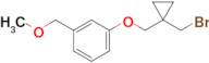 1-{[1-(bromomethyl)cyclopropyl]methoxy}-3-(methoxymethyl)benzene