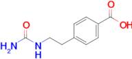 4-[2-(carbamoylamino)ethyl]benzoic acid