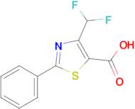 4-(Difluoromethyl)-2-phenyl-1,3-thiazole-5-carboxylic acid