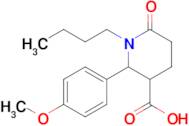 1-Butyl-2-(4-methoxyphenyl)-6-oxopiperidine-3-carboxylic acid