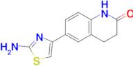 6-(2-Amino-1,3-thiazol-4-yl)-1,2,3,4-tetrahydroquinolin-2-one