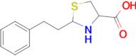 2-(2-Phenylethyl)-1,3-thiazolidine-4-carboxylic acid